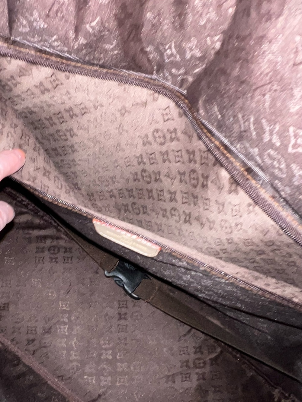 Classic Designer small Suitcase w garment department inside , plus more. - Picture 10 of 16